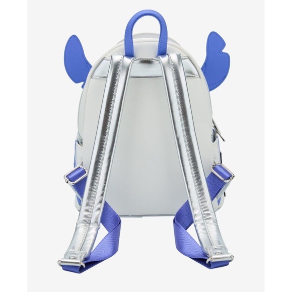 NEW! Loungefly Lilo & Stitch Spaceman Astronaut 626 Figural Backpack & WALLET - Picture 3 of 9